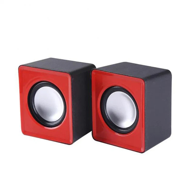 AyeBeau USB Computer Speaker | 2.0 Stereo Desktop Soundbar for PC Laptop